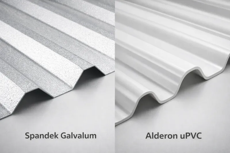 Perbandingan Atap Spandek vs Alderon