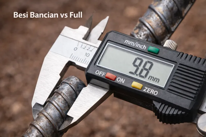 Perbedaan diameter besi bancian dan full sni