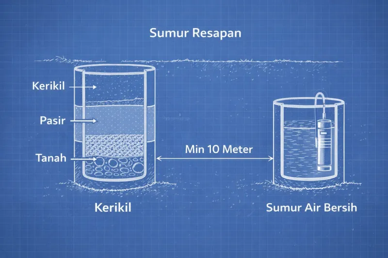 Skema Sumur Resapan Air Limbah
